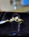 2 Stone Gold Diamond Ring - Image 2