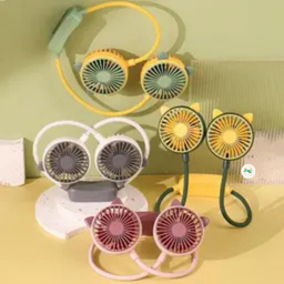 Folding Mini Neck Fan Rechargeable Fan Portable Fan Hand Free S13-F1193 - Image 2