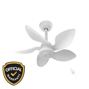 Qulik Flora Q-D77089-W 28" Remote Control Ceiling Fan